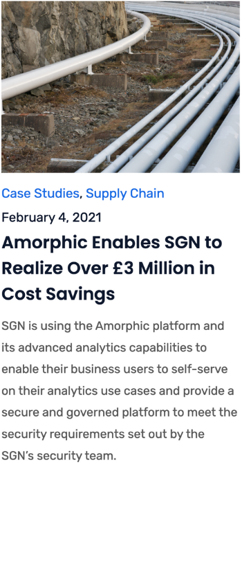 Amorphic Enables SGN to Realize Over £3 Million in Cost Savings